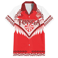 Custom Tonga Mate Maa Rugby Hawaiian Shirt Go Champions LT05 Red - Polynesian Pride