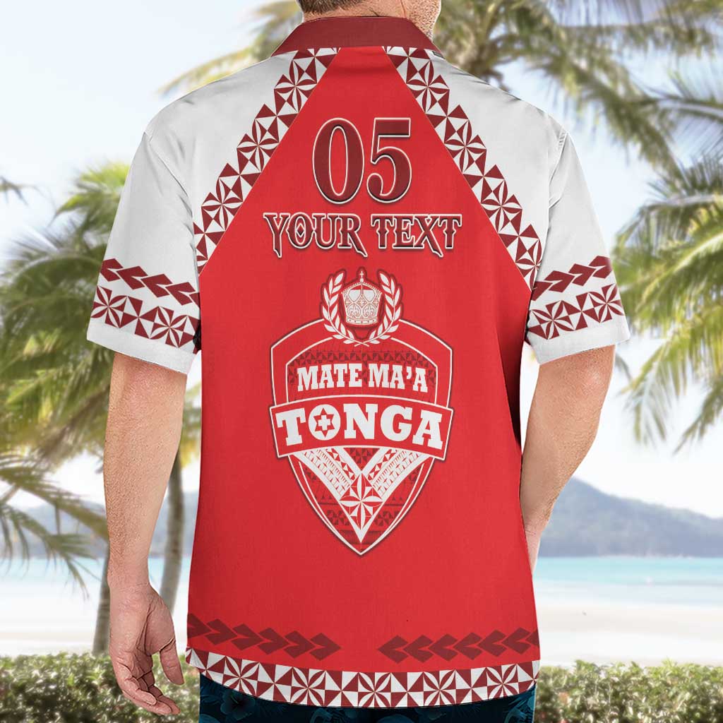 Custom Tonga Mate Maa Rugby Hawaiian Shirt Go Champions LT05 - Polynesian Pride