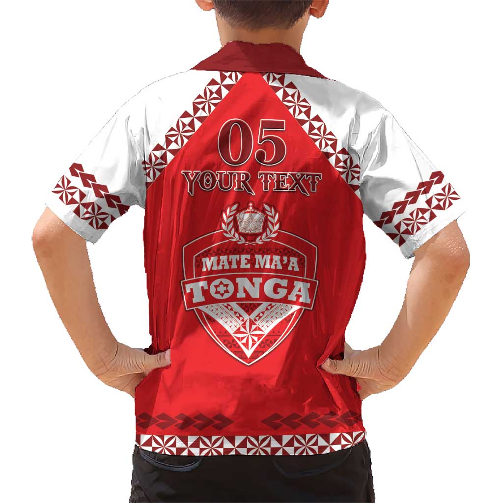 Custom Tonga Mate Maa Rugby Hawaiian Shirt Go Champions LT05 - Polynesian Pride