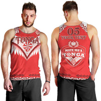 Custom Tonga Mate Maa Rugby Men Tank Top Go Champions LT05 - Polynesian Pride