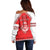 Custom Tonga Mate Maa Rugby Off Shoulder Sweater Go Champions