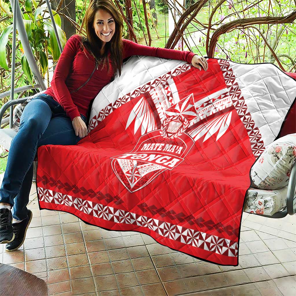 Tonga Mate Maa Rugby Quilt Go Champions