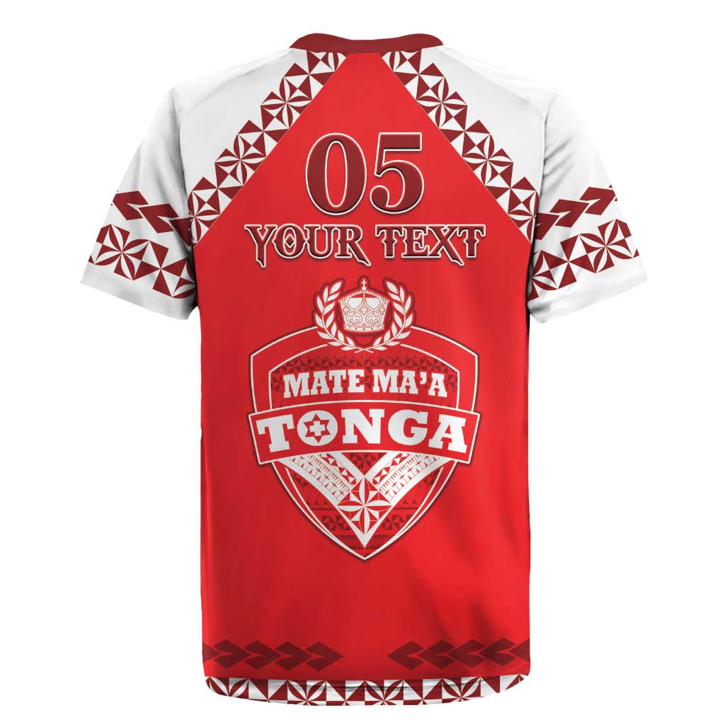Custom Tonga Mate Maa Rugby Rugby Jersey Go Champions LT05 - Polynesian Pride