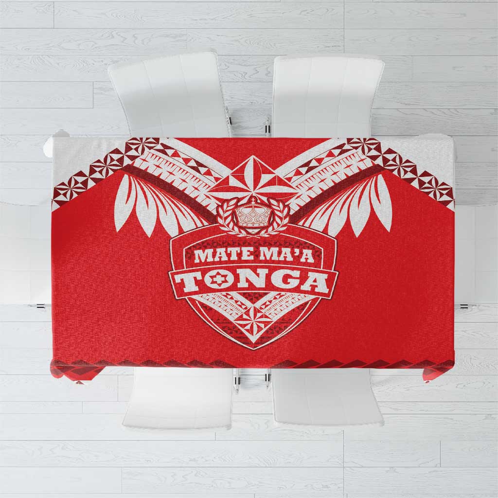 Tonga Mate Maa Rugby Tablecloth Go Champions