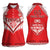 Custom Tonga Mate Maa Rugby Women Sleeveless Polo Shirt Go Champions