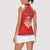 Custom Tonga Mate Maa Rugby Women Sleeveless Polo Shirt Go Champions