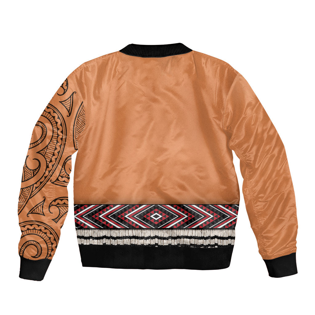 New Zealand Maori Tattoo Costume Bomber Jacket LT05 - Polynesian Pride