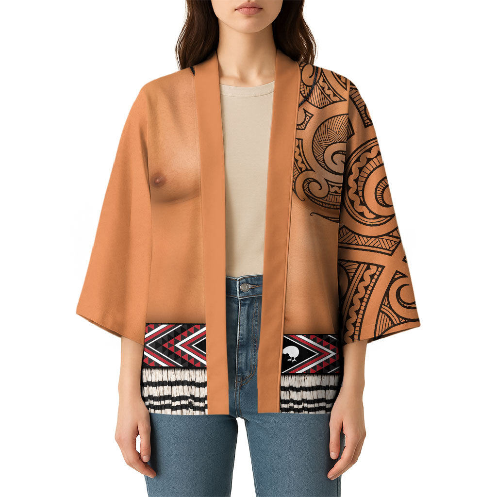 New Zealand Maori Tattoo Costume Kimono LT05 - Polynesian Pride