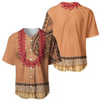 Samoa Tribal Tattoo Costume Baseball Jersey Ula Fala Necklace LT05 - Polynesian Pride