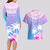 Personalised Fiji Your Paradise Festival Couples Matching Long Sleeve Bodycon Dress and Hawaiian Shirt With Fijian Masi Tapa Pattern LT05 - Polynesian Pride