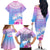 Personalised Fiji Your Paradise Festival Family Matching Off Shoulder Long Sleeve Dress and Hawaiian Shirt With Fijian Masi Tapa Pattern LT05 - Polynesian Pride