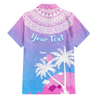 Personalised Fiji Your Paradise Festival Hawaiian Shirt With Fijian Masi Tapa Pattern LT05 - Polynesian Pride