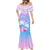 Personalised Fiji Your Paradise Festival Mermaid Dress With Fijian Masi Tapa Pattern LT05 - Polynesian Pride