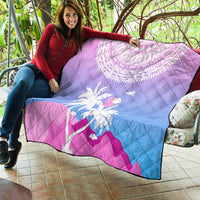 Fiji Your Paradise Festival Quilt With Fijian Masi Tapa Pattern LT05 - Polynesian Pride