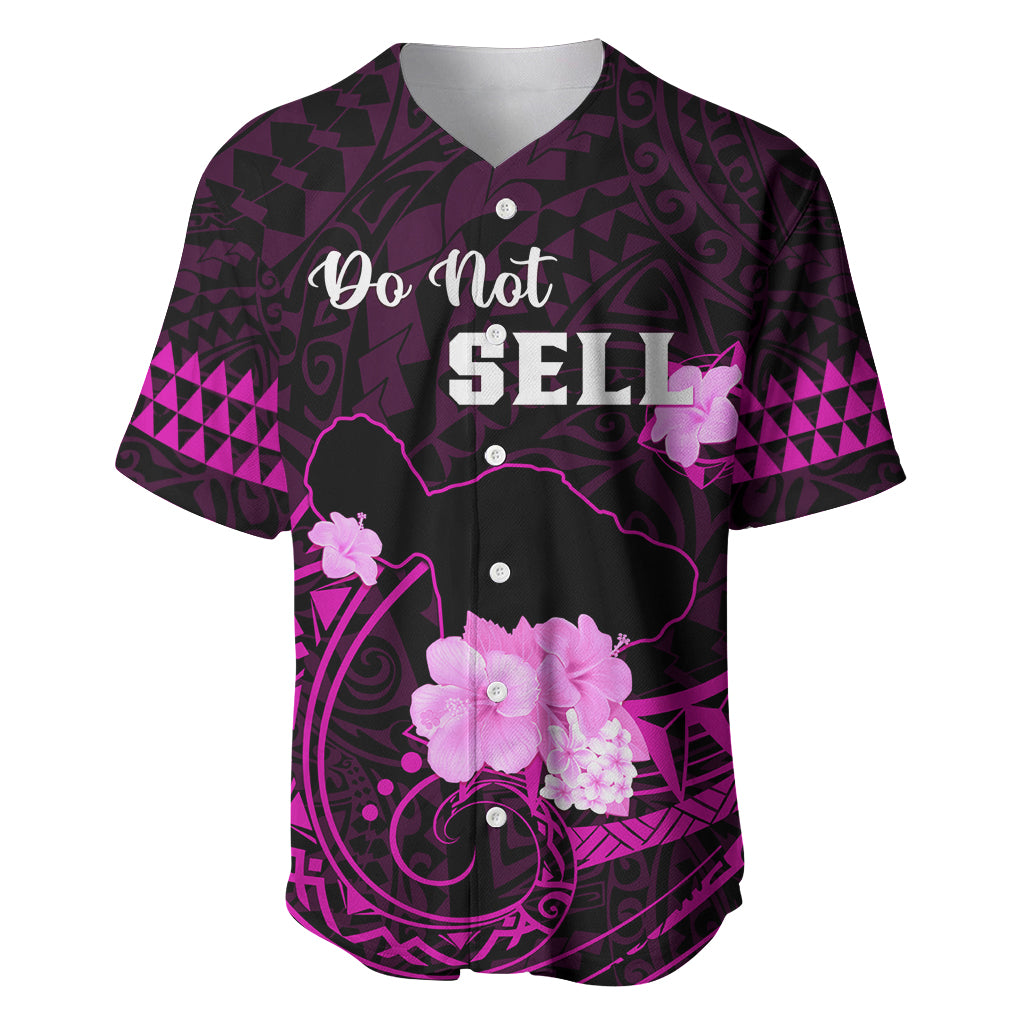 Hawaii Strong Maui Baseball Jersey Lahaina Is Not For Sale LT05 Pink - Polynesian Pride