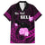 Hawaii Strong Maui Family Matching Long Sleeve Bodycon Dress and Hawaiian Shirt Lahaina Is Not For Sale LT05 Dad's Shirt - Short Sleeve Pink - Polynesian Pride