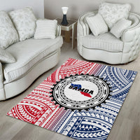 Samoa Black Saturday Area Rug Polynesian Tribal Simple Style LT05 - Polynesian Pride