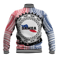 Samoa Black Saturday Baseball Jacket Polynesian Tribal Simple Style LT05 - Polynesian Pride