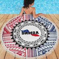 Samoa Black Saturday Beach Blanket Polynesian Tribal Simple Style LT05 - Polynesian Pride