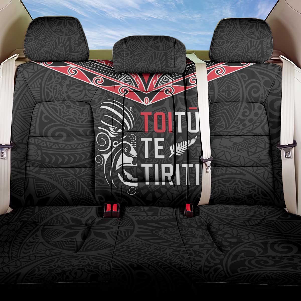 Aotearoa Toitu Te Tiriti Back Car Seat Cover New Zealand Honour The Treaty