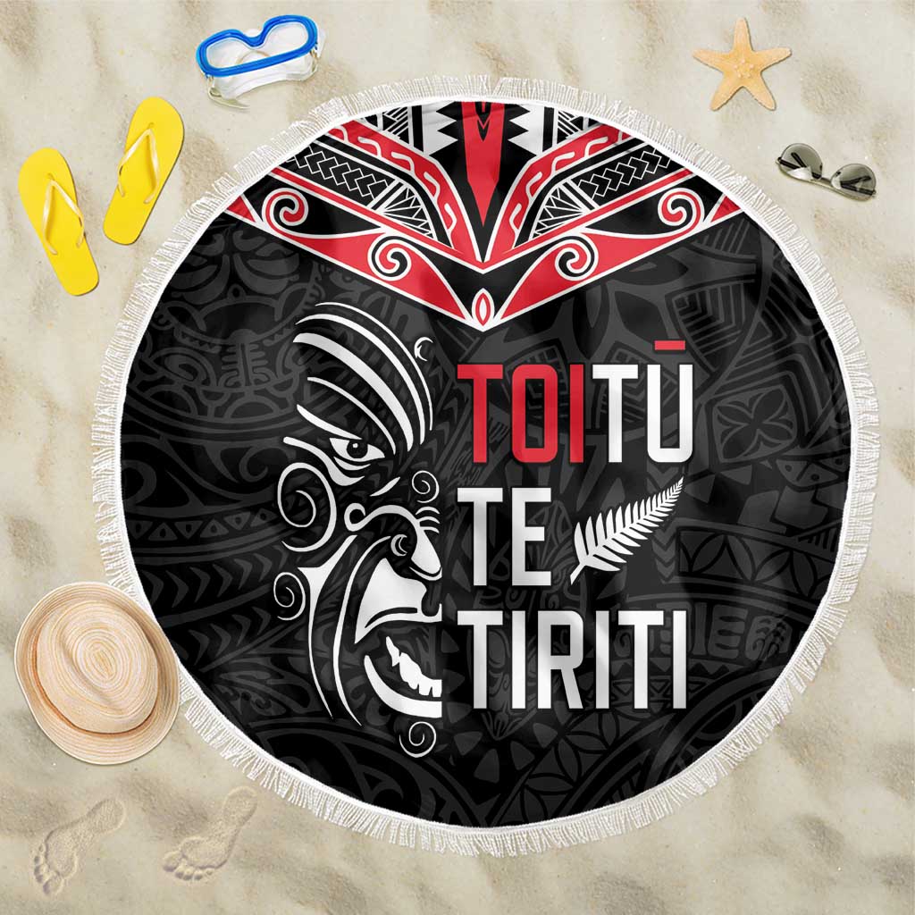 Aotearoa Toitu Te Tiriti Beach Blanket New Zealand Honour The Treaty