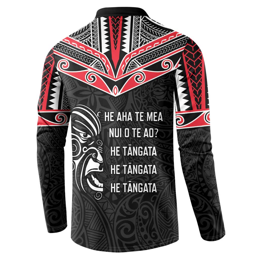 Aotearoa Toitu Te Tiriti Button Sweatshirt New Zealand Honour The Treaty