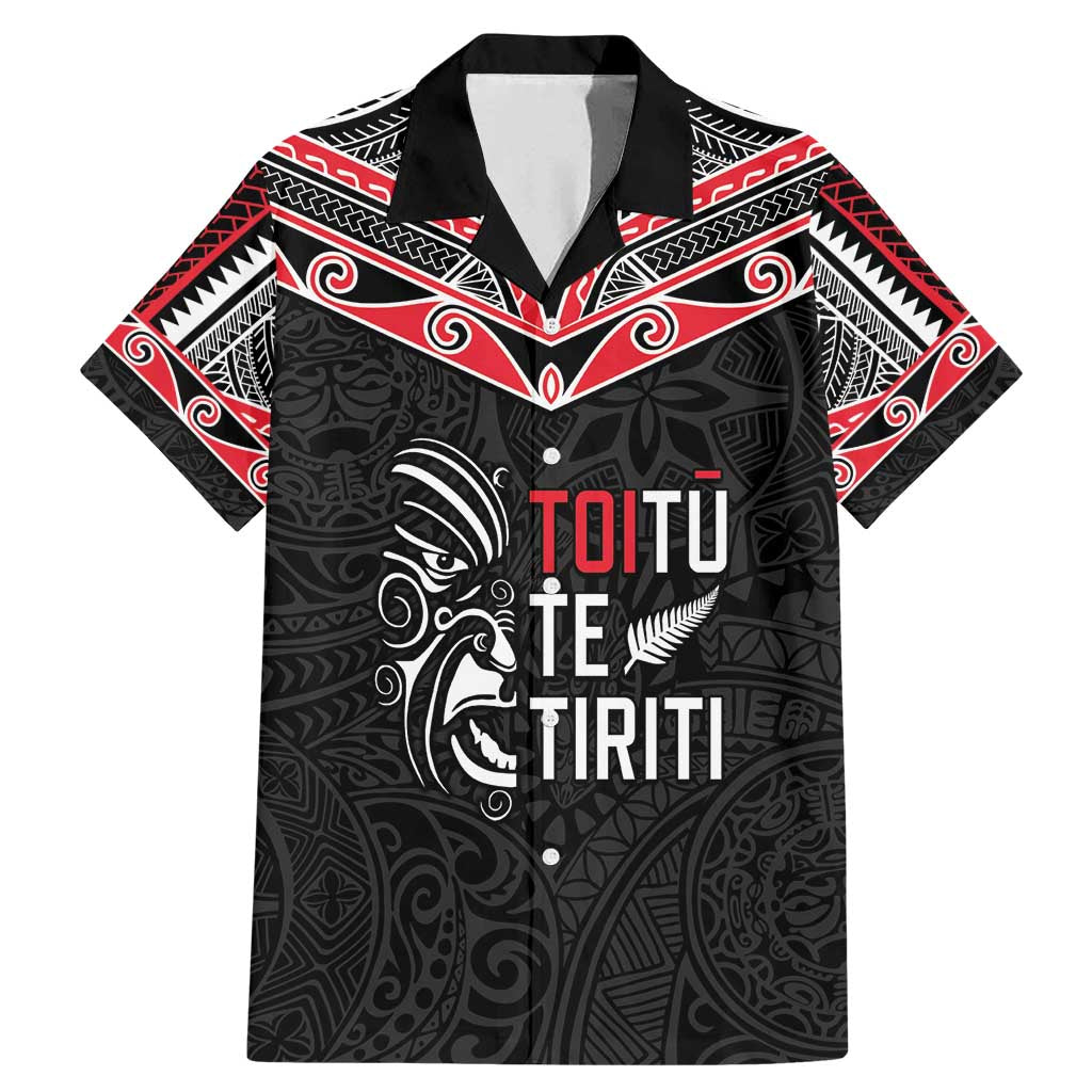 Aotearoa Toitu Te Tiriti Family Matching Mermaid Dress and Hawaiian Shirt New Zealand Honour The Treaty