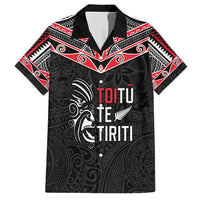 Aotearoa Toitu Te Tiriti Family Matching Short Sleeve Bodycon Dress and Hawaiian Shirt New Zealand Honour The Treaty