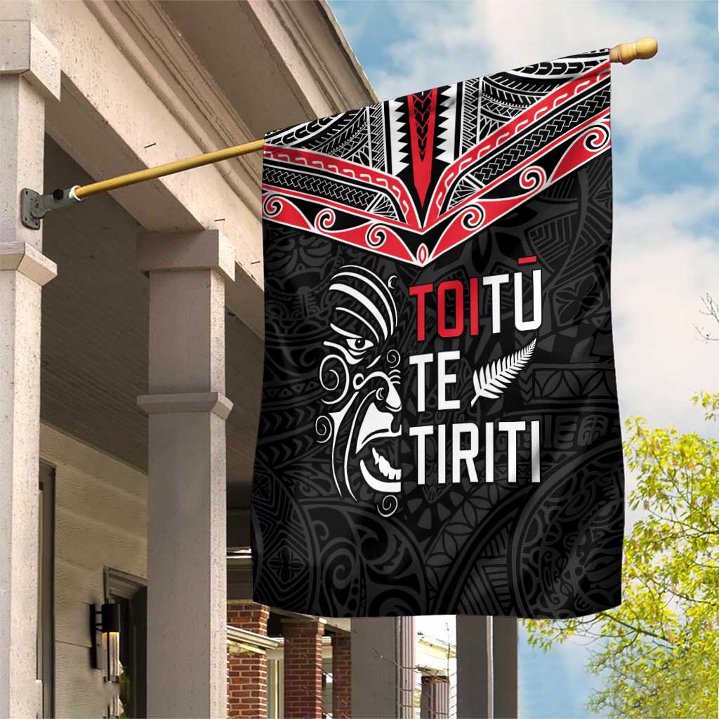 Aotearoa Toitu Te Tiriti Garden Flag New Zealand Honour The Treaty