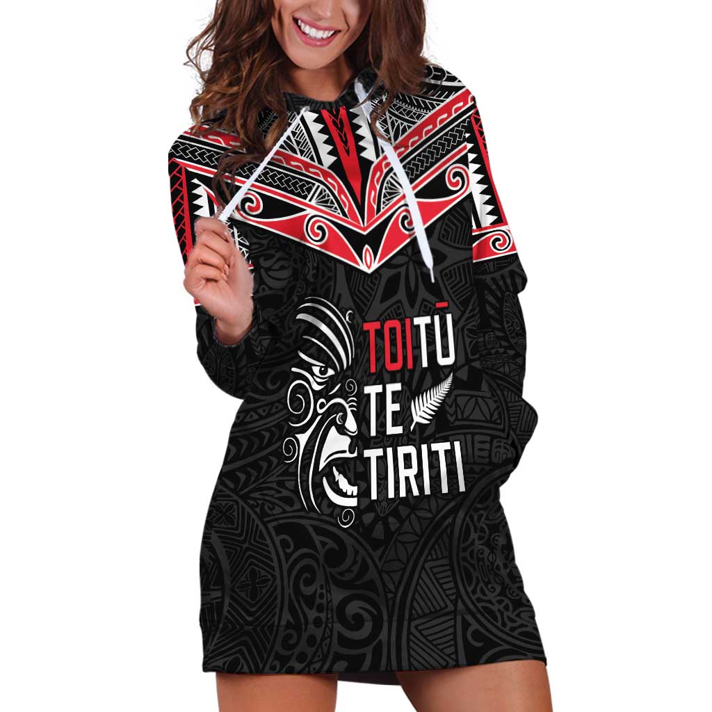 Aotearoa Toitu Te Tiriti Hoodie Dress New Zealand Honour The Treaty