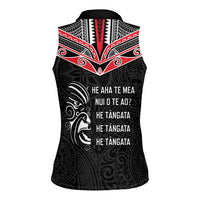 Aotearoa Toitu Te Tiriti Women Sleeveless Polo Shirt New Zealand Honour The Treaty
