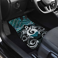 New Zealand Maori Car Mats Poutama Pikorua Turquoise Paua Shell LT05 - Polynesian Pride