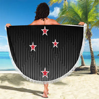 New Zealand Cricket Beach Blanket Black Cap Unbeatable LT05 - Polynesian Pride