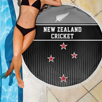 New Zealand Cricket Beach Blanket Black Cap Unbeatable LT05 - Polynesian Pride