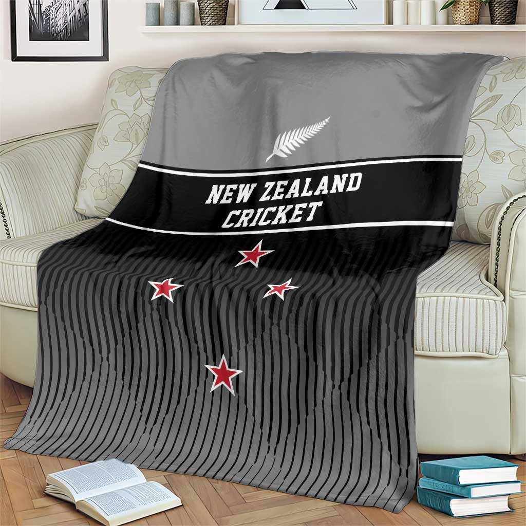 New Zealand Cricket Blanket Black Cap Unbeatable LT05 - Polynesian Pride