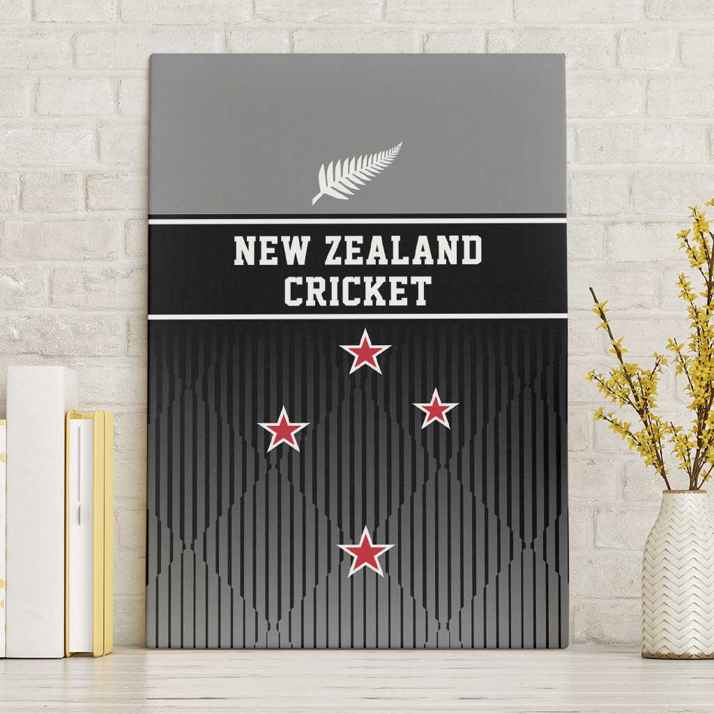 New Zealand Cricket Canvas Wall Art Black Cap Unbeatable LT05 Without Frame Black - Polynesian Pride