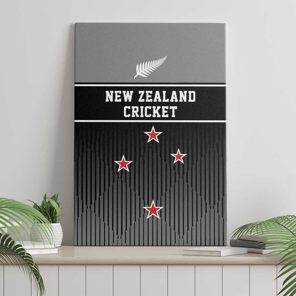 New Zealand Cricket Canvas Wall Art Black Cap Unbeatable LT05 - Polynesian Pride