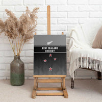New Zealand Cricket Canvas Wall Art Black Cap Unbeatable LT05 - Polynesian Pride