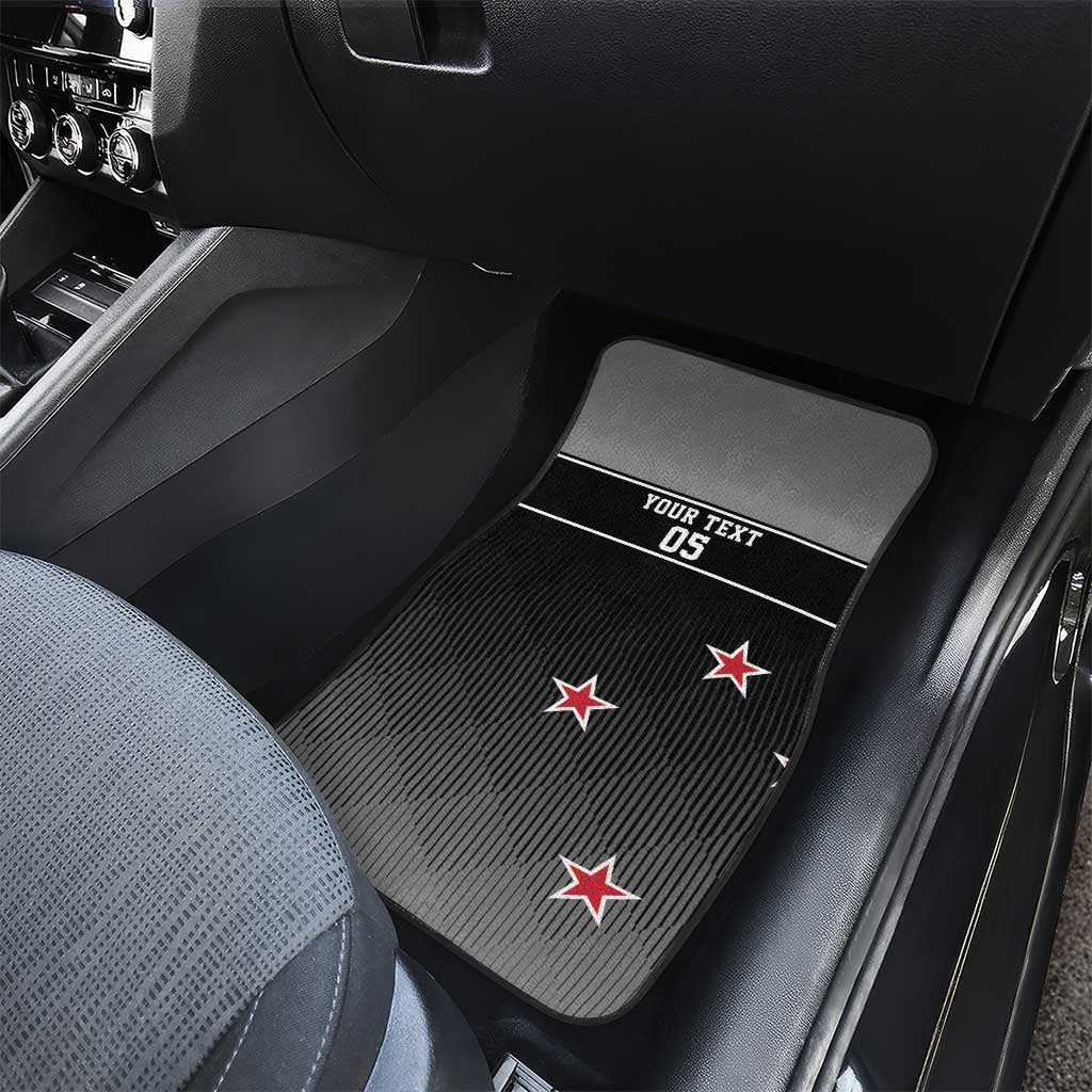 New Zealand Cricket Car Mats Black Cap Unbeatable LT05 - Polynesian Pride