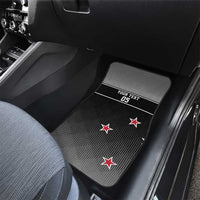 New Zealand Cricket Car Mats Black Cap Unbeatable LT05 - Polynesian Pride