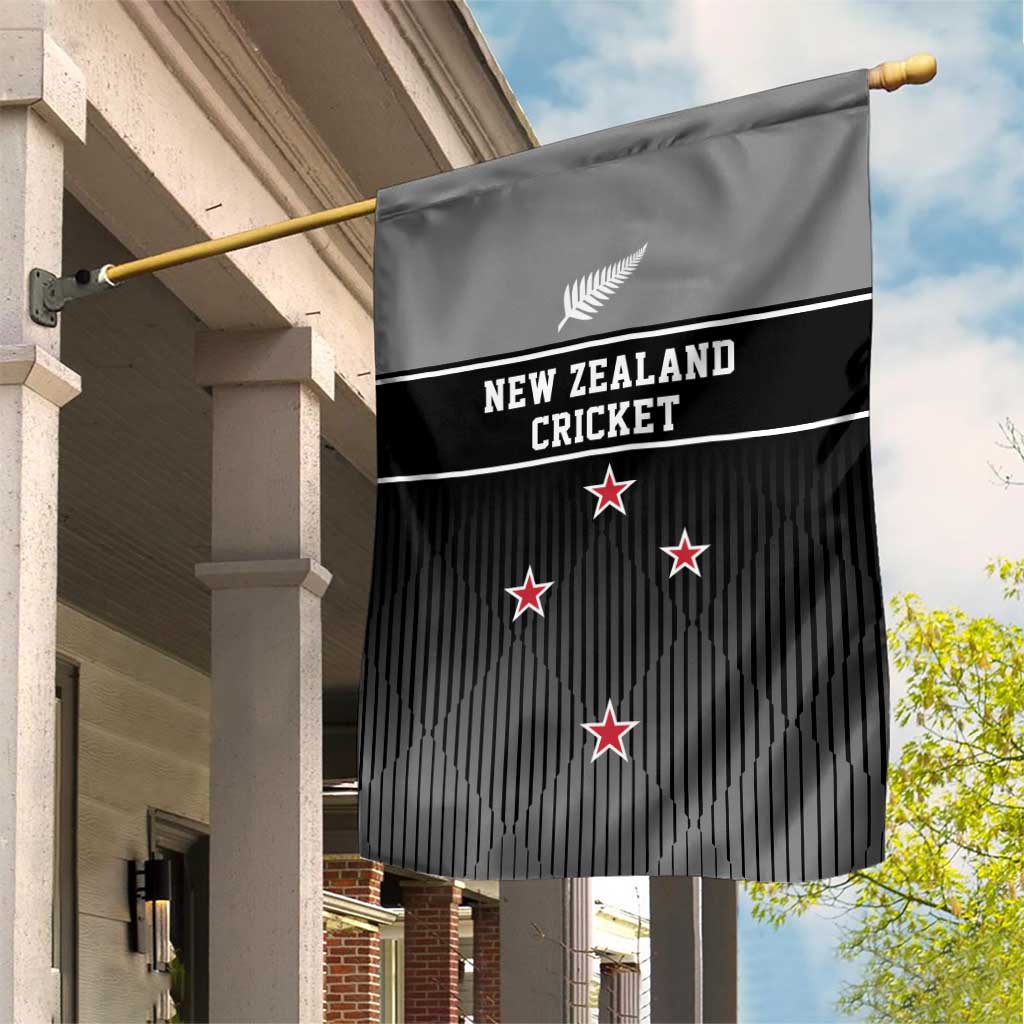 New Zealand Cricket Garden Flag Black Cap Unbeatable