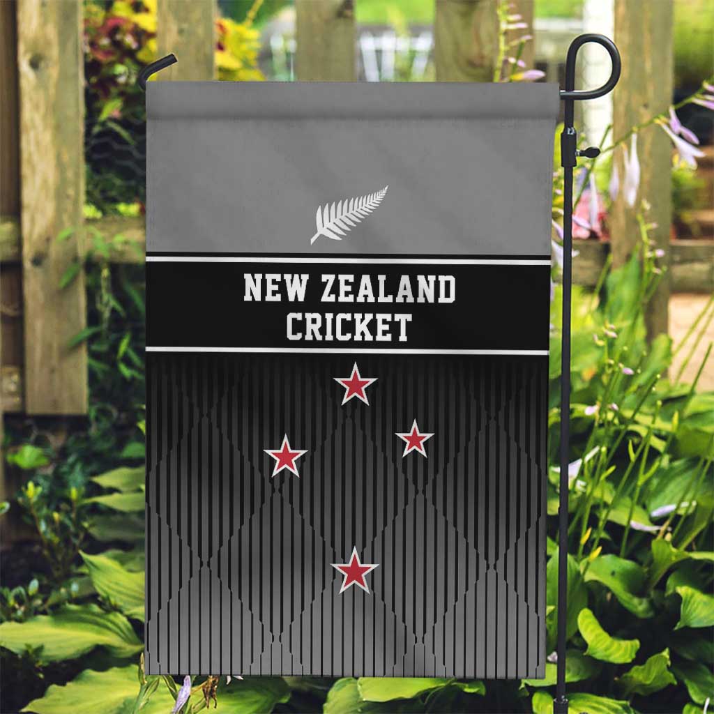 New Zealand Cricket Garden Flag Black Cap Unbeatable LT05 Garden Flag Black - Polynesian Pride