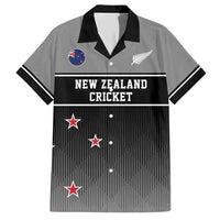 Custom New Zealand Cricket Hawaiian Shirt Black Cap Unbeatable LT05 Black - Polynesian Pride