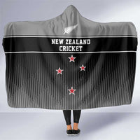 New Zealand Cricket Hooded Blanket Black Cap Unbeatable LT05 One Size Black - Polynesian Pride