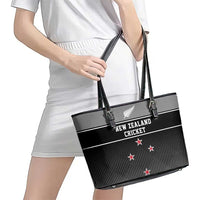 New Zealand Cricket Leather Tote Bag Black Cap Unbeatable LT05 - Polynesian Pride