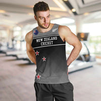 Custom New Zealand Cricket Men Tank Top Black Cap Unbeatable LT05 Black - Polynesian Pride