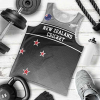 Custom New Zealand Cricket Men Tank Top Black Cap Unbeatable LT05 - Polynesian Pride