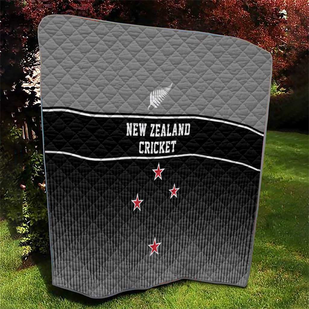 New Zealand Cricket Quilt Black Cap Unbeatable