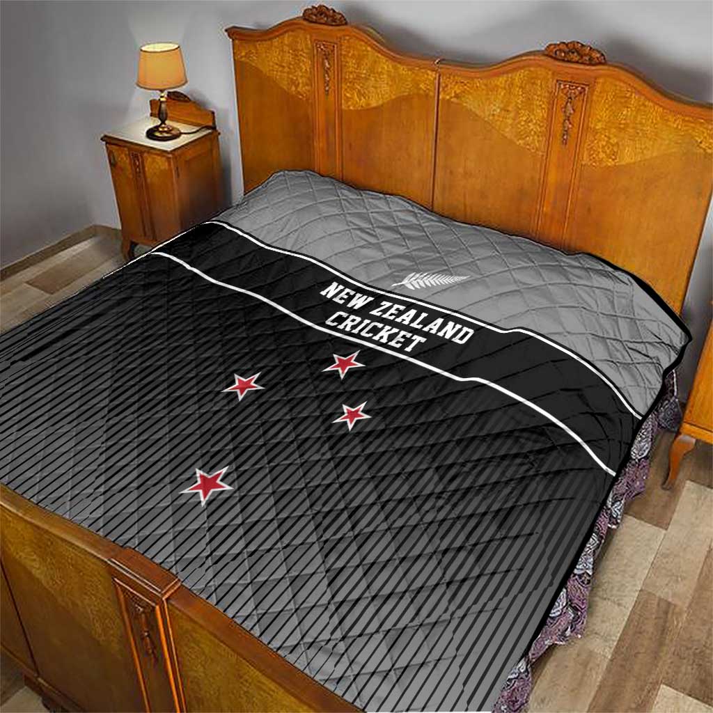 New Zealand Cricket Quilt Black Cap Unbeatable