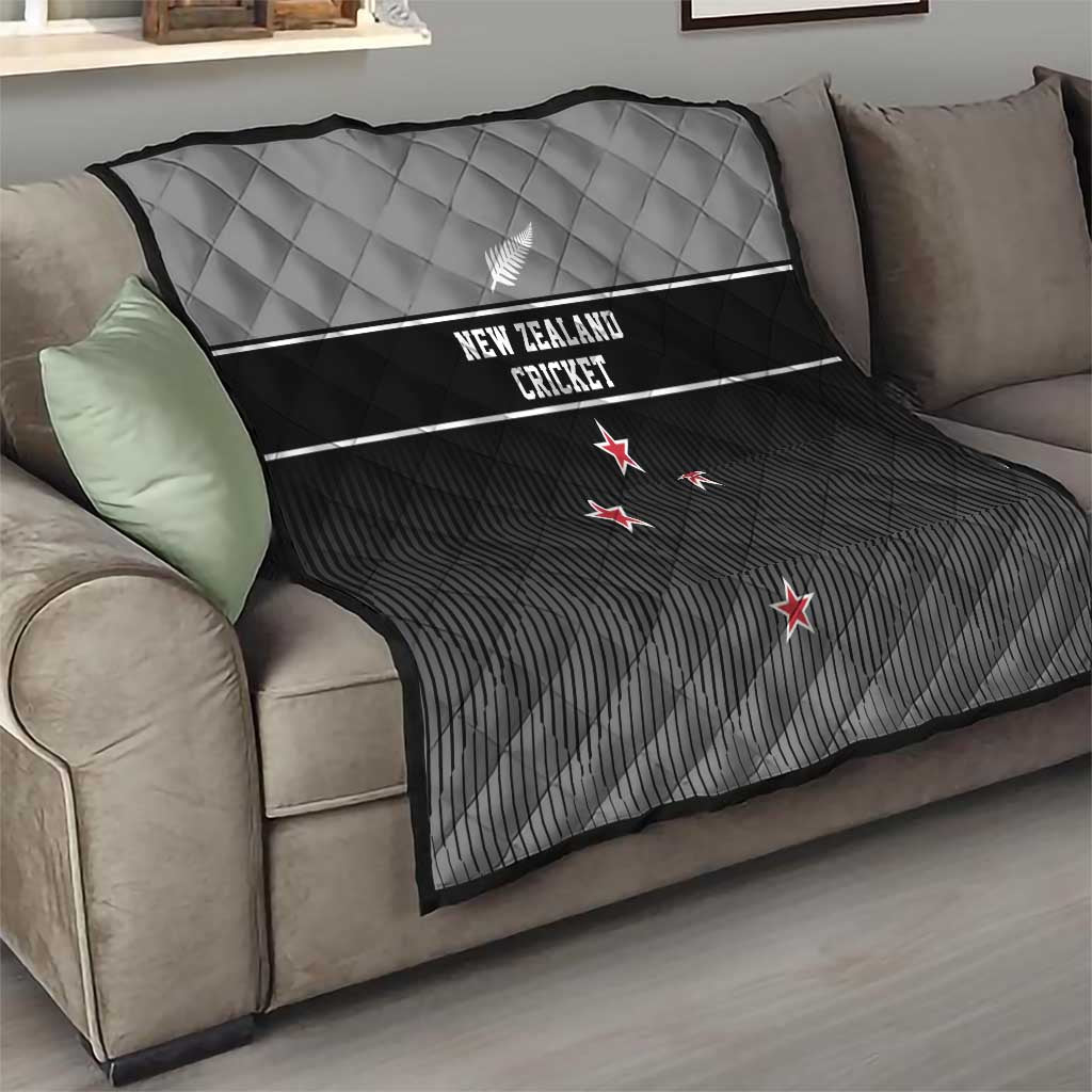 New Zealand Cricket Quilt Black Cap Unbeatable